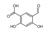 5-formyl-2,4-dihydroxy-benzoic acid结构式