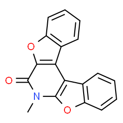Bisbenzofuro[2,3-b:3,2-d]pyridin-7(6H)-one,6-methyl- (9CI) Structure