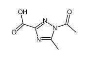 1H-1,2,4-Triazole-3-carboxylic acid, 1-acetyl-5-methyl- (7CI) Structure