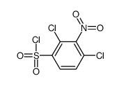 2,4-dichloro-3-nitrobenzenesulfonyl chloride Structure