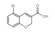 5-Bromo-2H-chromene-3-carboxylic acid structure