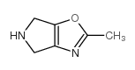 2-METHYL-5,6-DIHYDRO-4H-PYRROLO[3,4-D]OXAZOLE structure