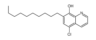 5-chloro-7-decylquinolin-8-ol结构式