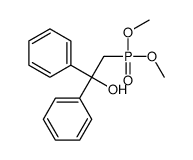 2-dimethoxyphosphoryl-1,1-diphenylethanol结构式
