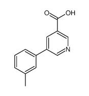 5-(m-Tolyl)nicotinic acid结构式