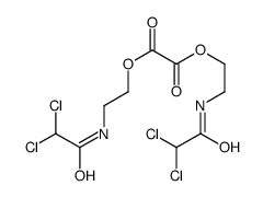 bis[2-[(2,2-dichloroacetyl)amino]ethyl] oxalate Structure