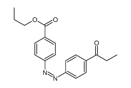 propyl 4-[(4-propanoylphenyl)diazenyl]benzoate Structure