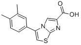 3-(3,4-DIMETHYLPHENYL)IMIDAZO[2,1-B]THIAZOLE-6-CARBOXYLIC ACID结构式