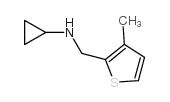 N-[(3-methylthiophen-2-yl)methyl]cyclopropanamine结构式