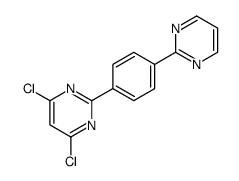 4,6-dichloro-2-(4-pyrimidin-2-ylphenyl)pyrimidine Structure