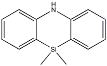 10,10-dimethyl-5,10-dihydrodibenzo[b,e][1,4]azasiline结构式