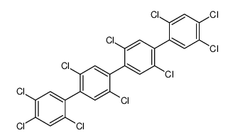 1,2,4-trichloro-5-[2,5-dichloro-4-[2,5-dichloro-4-(2,4,5-trichlorophenyl)phenyl]phenyl]benzene Structure