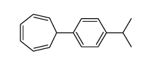 7-(4-propan-2-ylphenyl)cyclohepta-1,3,5-triene Structure