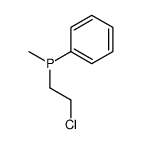 2-chloroethyl-methyl-phenylphosphane结构式