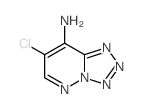 4-chloro-1,2,7,8,9-pentazabicyclo[4.3.0]nona-2,4,6,8-tetraen-5-amine结构式