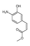 methyl 3-(4-amino-3-hydroxyphenyl)prop-2-enoate Structure