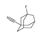 Tricyclo[3.3.1.13,7]decane-1-carbonitrile, 3-fluoro Structure