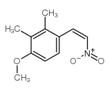 4-METHOXY-2,3-DIMETHYL-BETA-NITROSTYRENE结构式