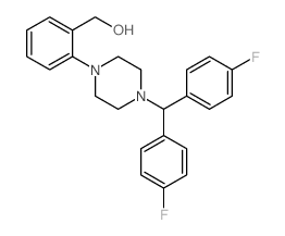 (2-{4-[BIS(4-FLUOROPHENYL)METHYL]PIPERAZIN-1-YL}PHENYL)METHANOL Structure