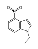 1-ethyl-4-nitroindole结构式