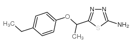 5-[1-(4-ethylphenoxy)ethyl]-1,3,4-thiadiazol-2-amine picture