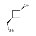 cis-3-(Aminomethyl)cyclobutanol Structure