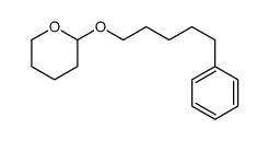 2-(5-phenylpentoxy)oxane Structure