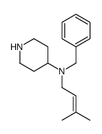 N-benzyl-N-(3-methylbut-2-enyl)piperidin-4-amine Structure