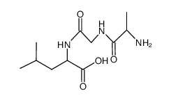 (+-)-N-(N-L-alanyl-glycyl)-DL-leucine Structure