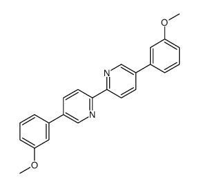 5-(3-methoxyphenyl)-2-[5-(3-methoxyphenyl)pyridin-2-yl]pyridine结构式