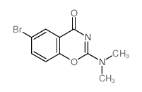 4-bromo-9-dimethylamino-10-oxa-8-azabicyclo[4.4.0]deca-2,4,8,11-tetraen-7-one结构式