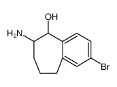 5H-Benzocyclohepten-5-ol, 6-amino-2-bromo-6,7,8,9-tetrahydro结构式