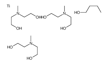 butoxybis[[2,2'-(methylimino)bis[ethanolato]](1-)-N,O][[2,2'-(methylimino)bis[ethanolato]](1-)-O]titanium Structure