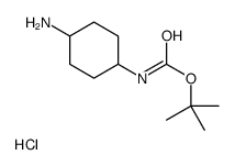 trans-N-Boc-1,4-cyclohexanediamine hydrochloride structure