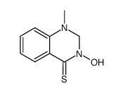 methyl-1 hydroxy-3 dihydro-2,3 1H-quinazolinethione-4结构式