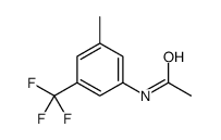 N-[3-methyl-5-(trifluoromethyl)phenyl]acetamide结构式