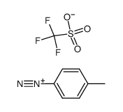 (p-toluene)diazonium trifluoromethanesulfonate Structure