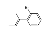 (E)-1-bromo-2-(but-2-en-2-yl)benzene Structure