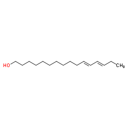 (11E,13E)-11,13-Hexadecadien-1-ol Structure
