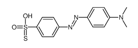 4-[(4-hydroxysulfonothioylphenyl)diazenyl]-N,N-dimethylaniline结构式