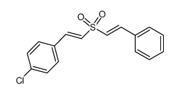 (E,E)-p-chlorostyryl styryl sulfone Structure