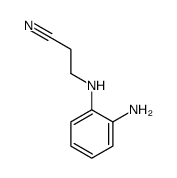 3-(2-aminoanilino)propanenitrile Structure