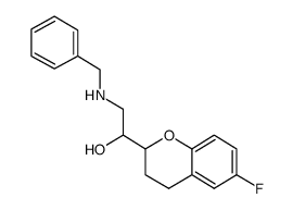 (+/-)-[1S*(R*)]-6-fluoro-3,4-dihydro-α-[[(phenylmethyl)amino]methyl]-2H-1-benzopyran-2-methanol Structure