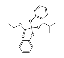 Isobutyloxy-diphenoxy-essigsaeure-aethylester结构式