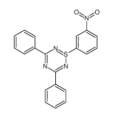 1-(3-nitro-phenyl)-3,5-diphenyl-1λ4-[1,2,4,6]thiatriazine结构式
