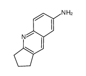 7-amino-2,3-dihydro-1H-cyclopenta[b]quinoline结构式