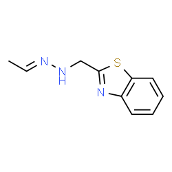 Acetaldehyde, 2-benzothiazolylmethylhydrazone (9CI)结构式