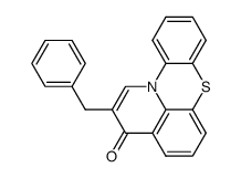 2-benzyl-pyrido[3,2,1-kl]phenothiazin-3-one Structure