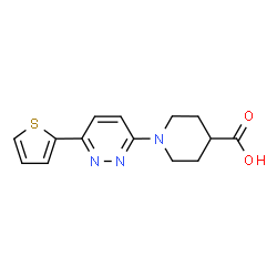 1-(6-Thien-2-ylpyridazin-3-yl)piperidine-4-carboxylic acid图片