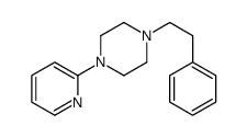 1-(2-Phenylethyl)-4-(2-pyridinyl)piperazine Structure